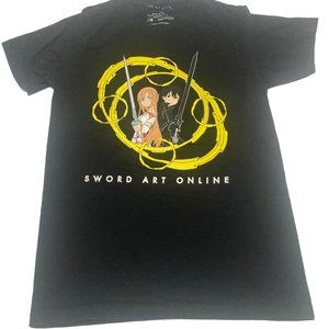 Sword Art Online Graphic Tee, Black, XS, Extra Small